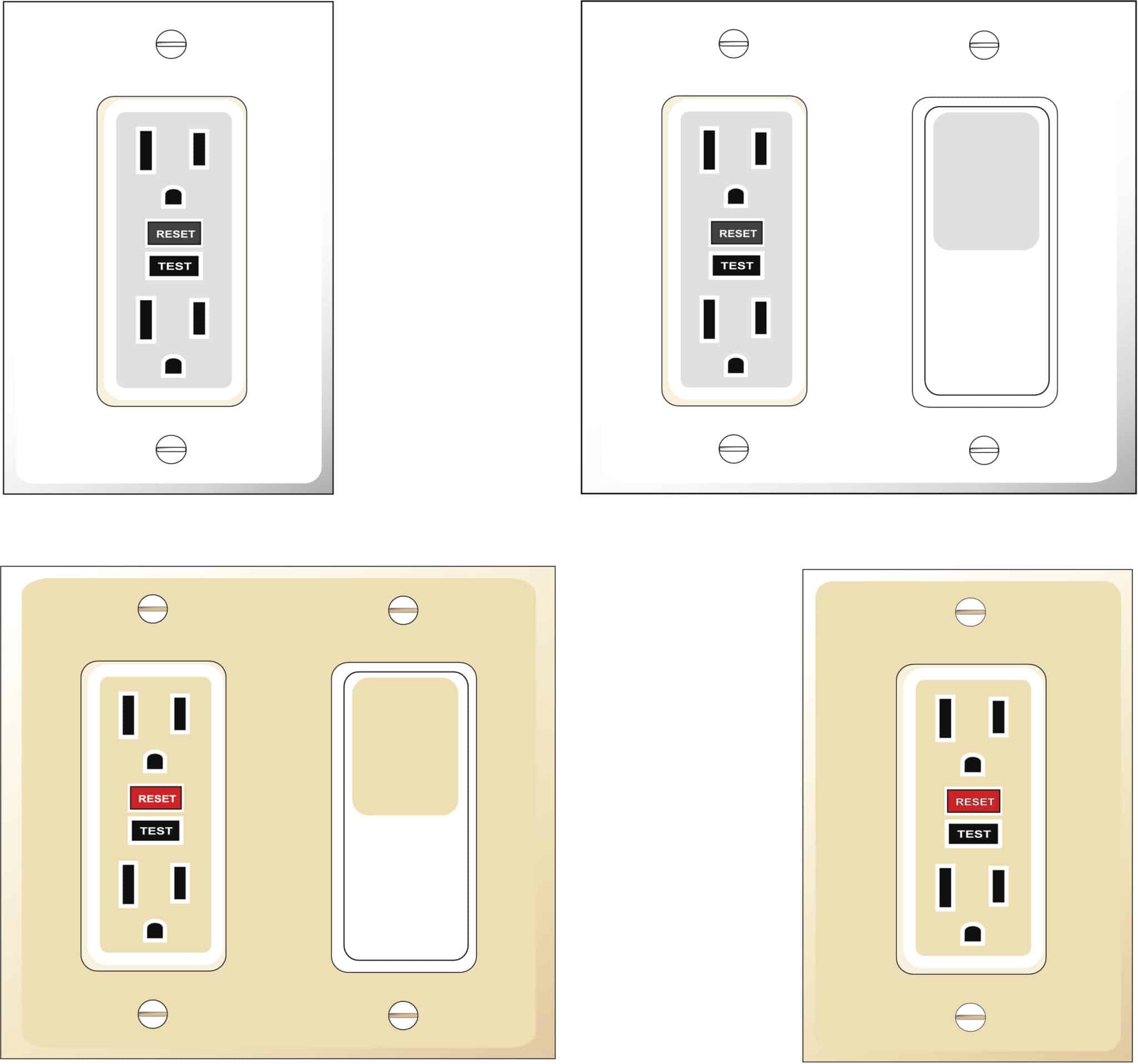 GFCI Outlets Installation for Electric Shock Prevention.