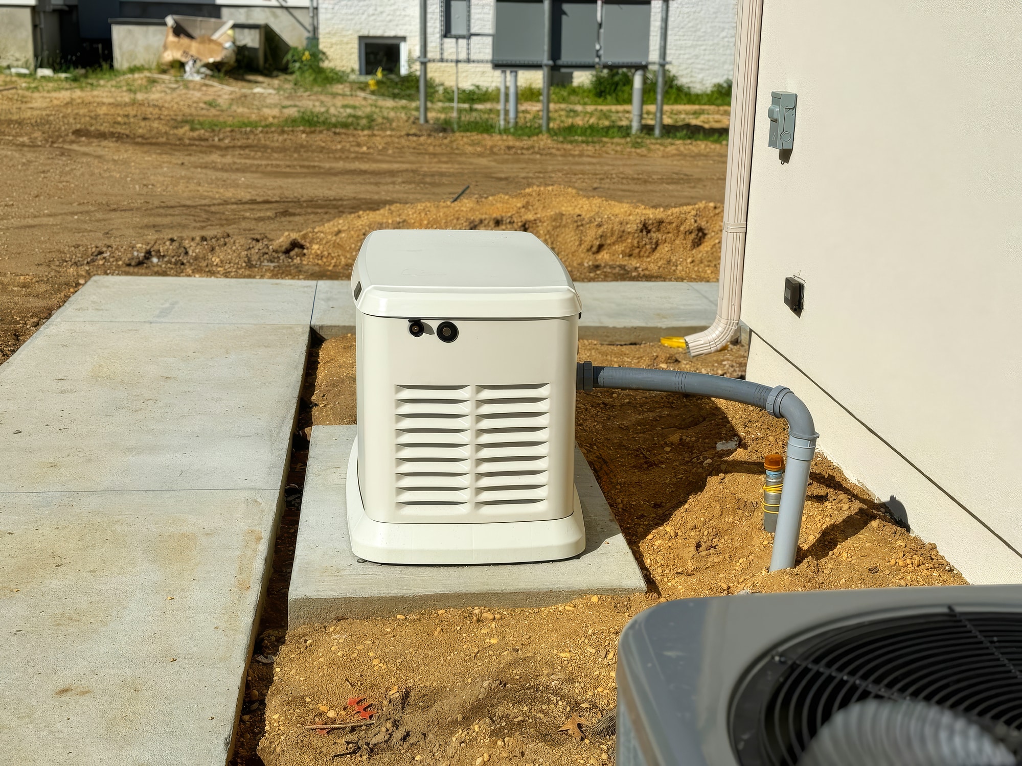 Natural gas powered generators near home can provide emergency power.